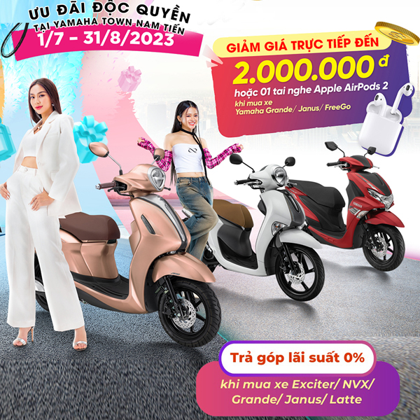 Mua xe máy Yamaha Janus giá ưu đãi